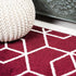 5' X 8' Diamond Area Rug