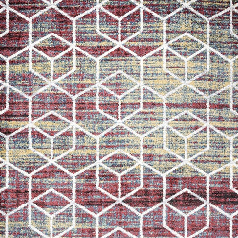 5' X 8' Diamond Area Rug