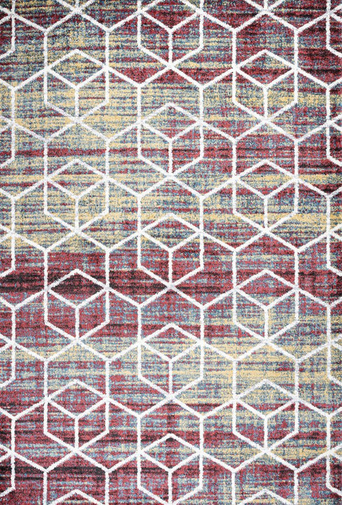 5' X 8' Diamond Area Rug