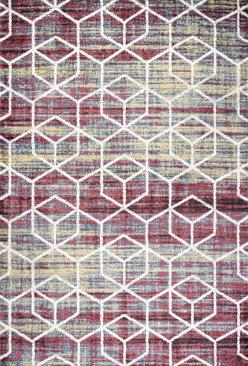 5' X 8' Diamond Area Rug