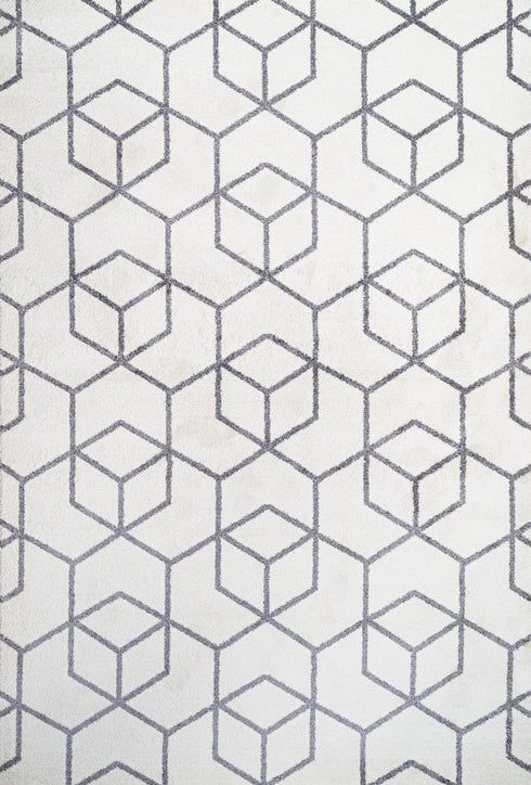 5' X 8' Diamond Area Rug
