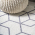 5' X 8' Diamond Area Rug
