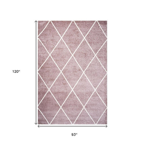 8' X 10' Diamond Area Rug