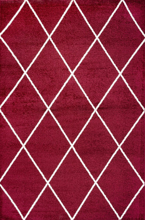 8' X 10' Diamond Area Rug