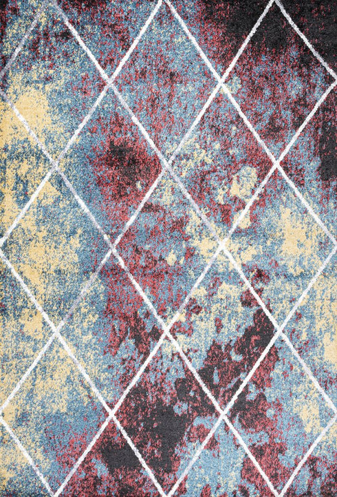 5' X 8' Diamond Area Rug