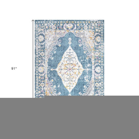 5' X 8' Medallion Area Rug