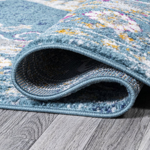 5' X 8' Medallion Area Rug