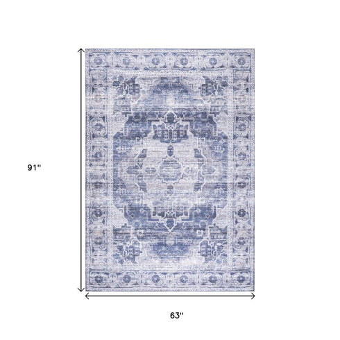 5' X 8' Medallion Area Rug