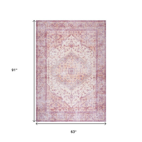 5' X 8' Medallion Area Rug