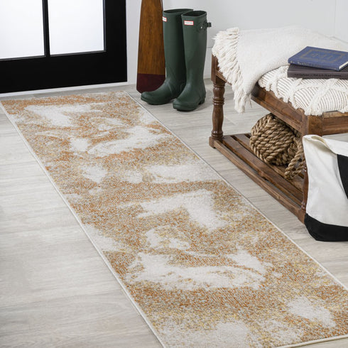 8' Abstract Runner Rug