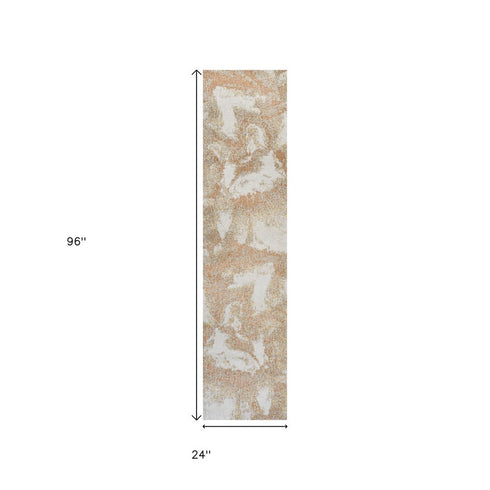 8' Abstract Runner Rug