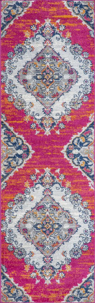 8' Medallion Runner Rug