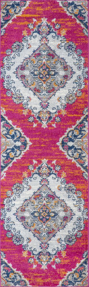 8' Medallion Runner Rug