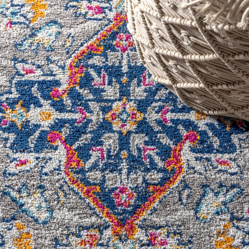 8' Medallion Runner Rug