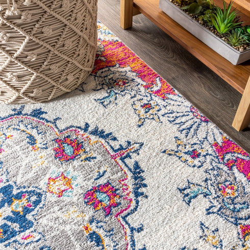 8' Medallion Runner Rug