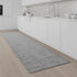 8' White Runner Rug With Fringe
