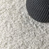 5' X 8' White Area Rug With Fringe