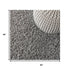 5' X 8' Charcoal Area Rug With Fringe