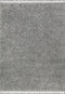 8' X 10' Charcoal Area Rug With Fringe