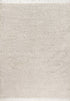 5' X 8' Cream Area Rug With Fringe