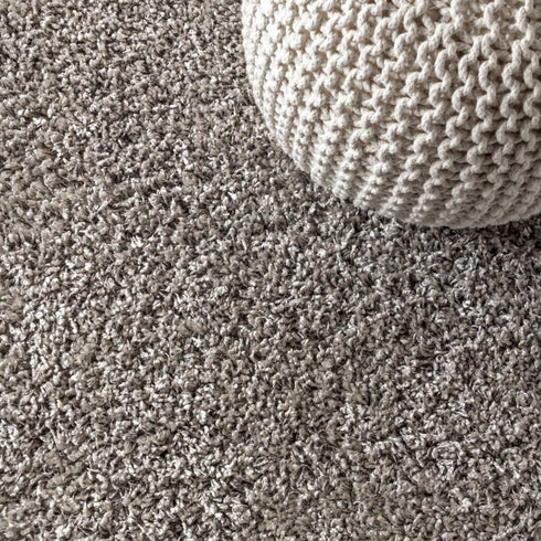 5' X 8' Gray Area Rug With Fringe