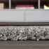 5' X 8' Gray Area Rug With Fringe