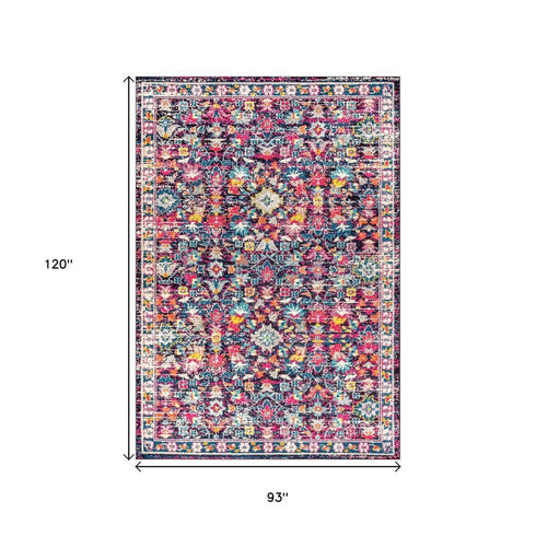 8' X 10' Floral Area Rug
