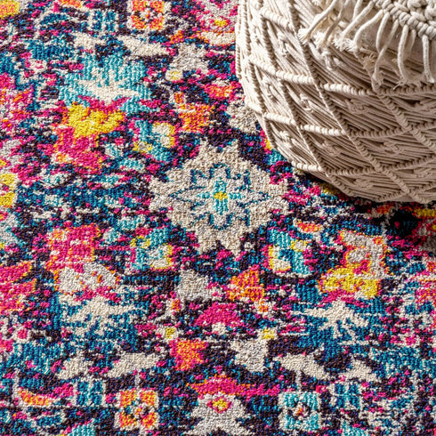 8' X 10' Floral Area Rug