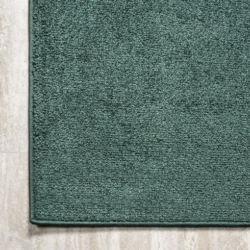 9' X 12' Emerald Area Rug