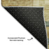 5' X 8' Beige Teal And Gold Geometric Washable Area Rug With UV Protection