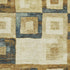 5' X 8' Beige Teal And Gold Geometric Washable Area Rug With UV Protection