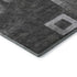 5' X 8' Black Silver And Gray Geometric Washable Area Rug With UV Protection