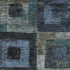 5' X 8' Blue And Green Geometric Washable Area Rug With UV Protection