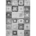 9' X 12' Gray And Silver Geometric Washable Area Rug With UV Protection