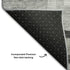 9' X 12' Gray And Silver Geometric Washable Area Rug With UV Protection