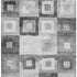 9' X 12' Gray And Silver Geometric Washable Area Rug With UV Protection