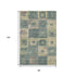 8' X 10' Sage Beige And Taupe Geometric Washable Area Rug With UV Protection