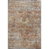5' X 8' Coral Gray And Silver Floral Medallion Washable Area Rug With UV Protection