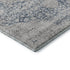8' X 10' Blue And Beige Medallion Washable Area Rug With UV Protection
