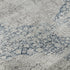 8' X 10' Blue And Beige Medallion Washable Area Rug With UV Protection