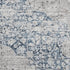 8' X 10' Blue And Beige Medallion Washable Area Rug With UV Protection