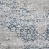 8' X 10' Blue And Beige Medallion Washable Area Rug With UV Protection