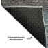 5' X 8' Blue Brown And Silver Geometric Washable Area Rug With UV Protection