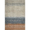 8' X 10' Brown Beige And Navy Blue Geometric Washable Area Rug With UV Protection