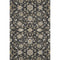 5' X 8' Black Ivory And Gray Moroccan Washable Area Rug With UV Protection