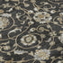 5' X 8' Black Ivory And Gray Moroccan Washable Area Rug With UV Protection