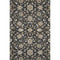 8' X 10' Black Ivory And Gray Moroccan Washable Area Rug With UV Protection