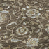 5' X 8' Chocolate Ivory And Gray Moroccan Washable Area Rug With UV Protection