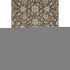 9' X 12' Chocolate Ivory And Gray Moroccan Washable Area Rug With UV Protection