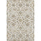 5' X 8' Ivory Copper And Gray Moroccan Washable Area Rug With UV Protection